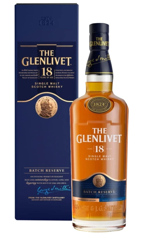 WHISKY GLENLIVET 18YO 0,7L 43%