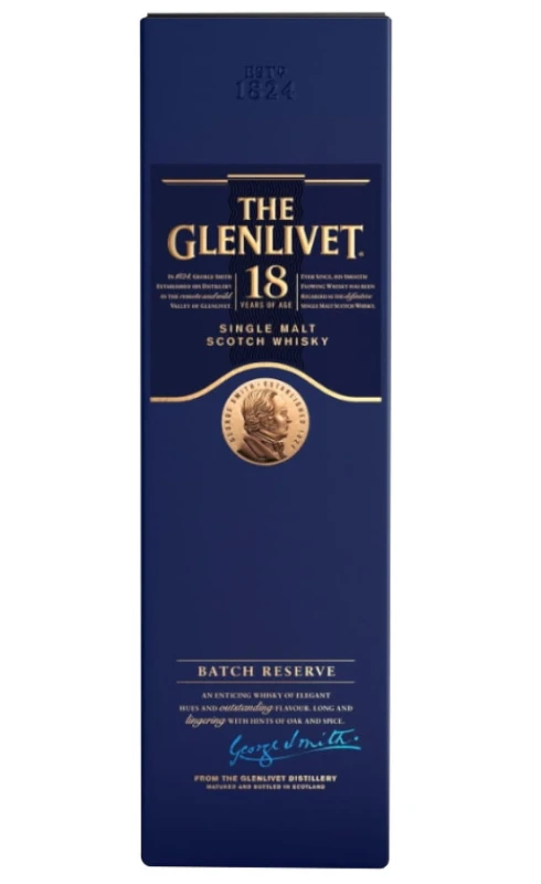 WHISKY GLENLIVET 18YO 0,7L 43%