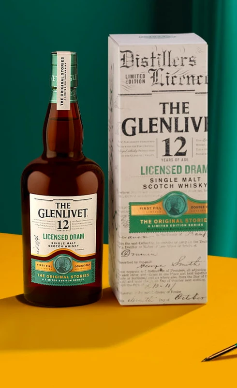 WHISKY GLENLIVET 12YO  0,7L 48%