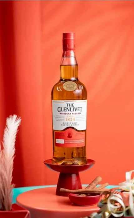 WHISKY GLENLIVET CARRIBEAN RESERVE 0,7L