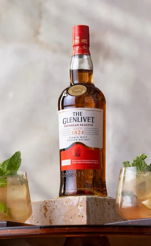 WHISKY GLENLIVET CARRIBEAN RESERVE 0,7L