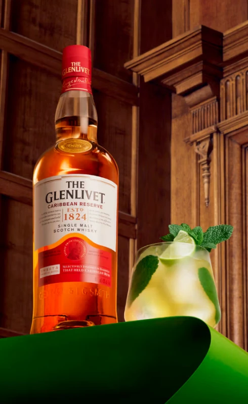 WHISKY GLENLIVET CARRIBEAN RESERVE 0,7L
