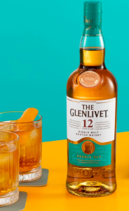 WHISKY GLENLIVET 12YO 0,7L + SZKLANKI