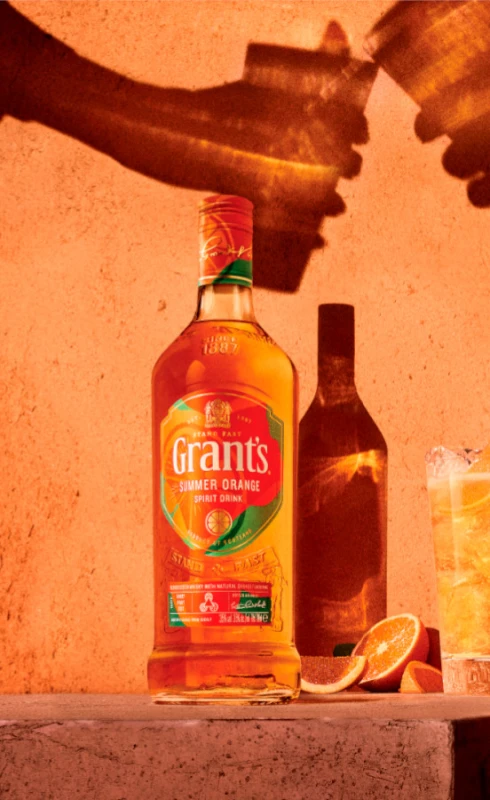 WHISKY GRANTS ORANGE 0,7L 35%