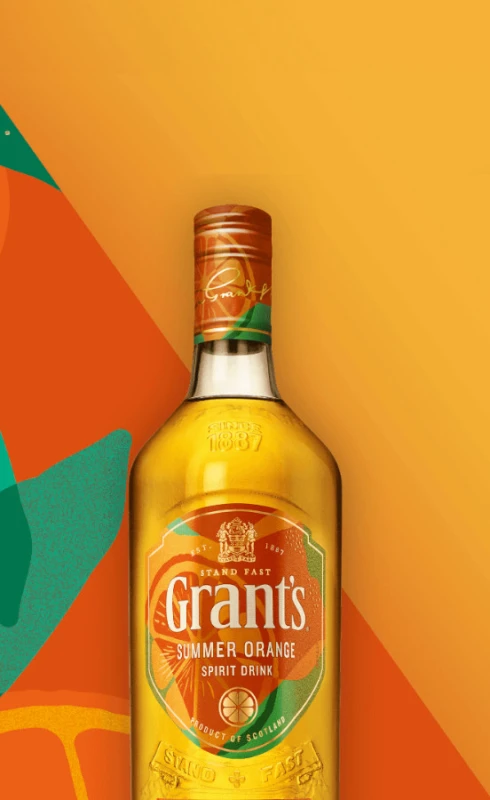 WHISKY GRANTS ORANGE 0,7L 35%
