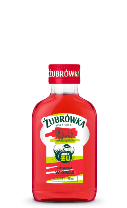 WÓDKA ŻUBRÓWKA ŻU WIŚ LIMO 90ml 30%
