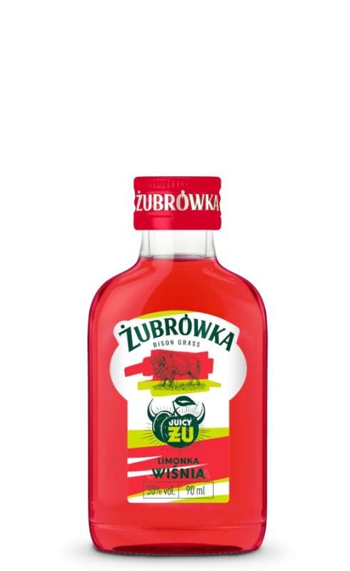 WÓDKA ŻUBRÓWKA ŻU WIŚ LIMO 90ml 30%