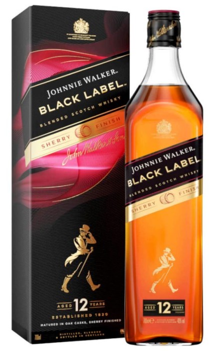 WHISKY JOHNNIE WALKER BLACK SHERRY 0,7L