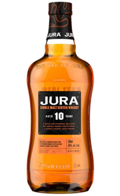 WHISKY JURA 10YO SINGLE MALT 0,7L 40%