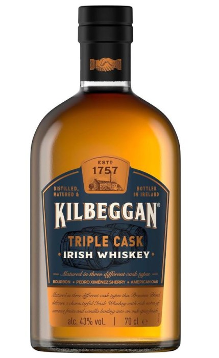 WHISKY KILBEGGAN TRIPLE CASK 0,7L 40%