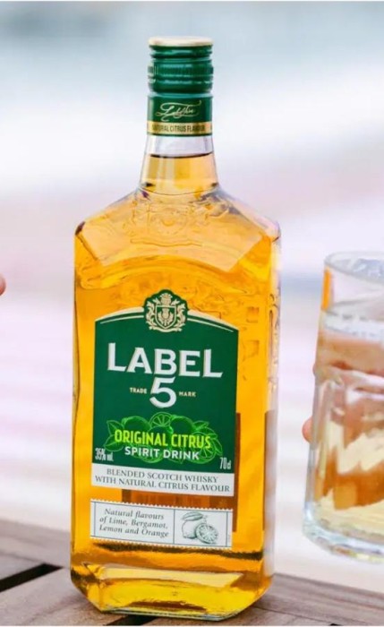WHISKY LABEL 5 CITRUS 0,7L 40%