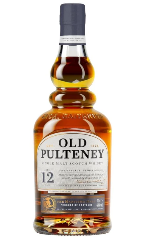 WHISKY OLD PULTENEY 12YO 0,7L 40% PUSZKA
