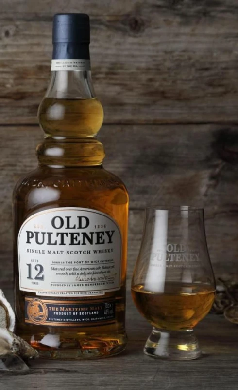WHISKY OLD PULTENEY 12YO 0,7L 40% PUSZKA