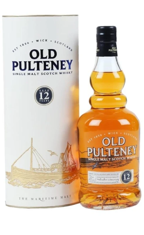 WHISKY OLD PULTENEY 12YO 0,7L 40% PUSZKA