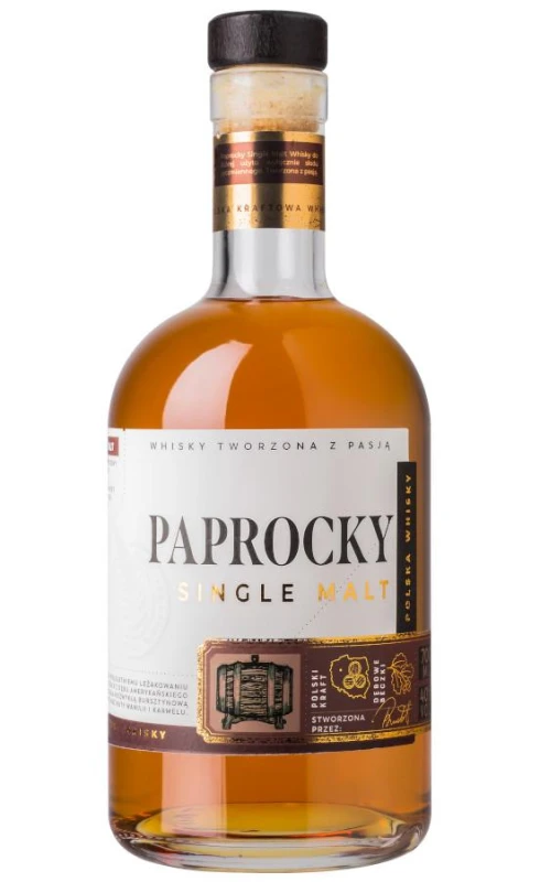 WHISKY PAPROCKY SINGLE MALT 0,7L 40%