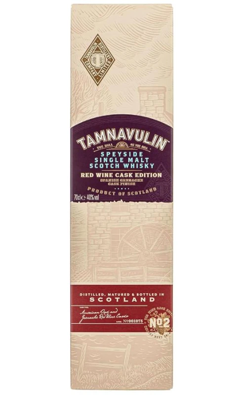 WHISKY TAMNAVULIN SPANISH GRENACHE 0,7L 40%