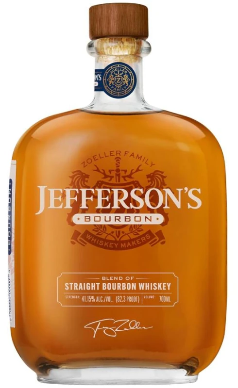 WHISKEY BOURBON JEFFERSON 41,5% 0,7L