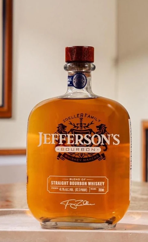 WHISKEY BOURBON JEFFERSON 41,5% 0,7L