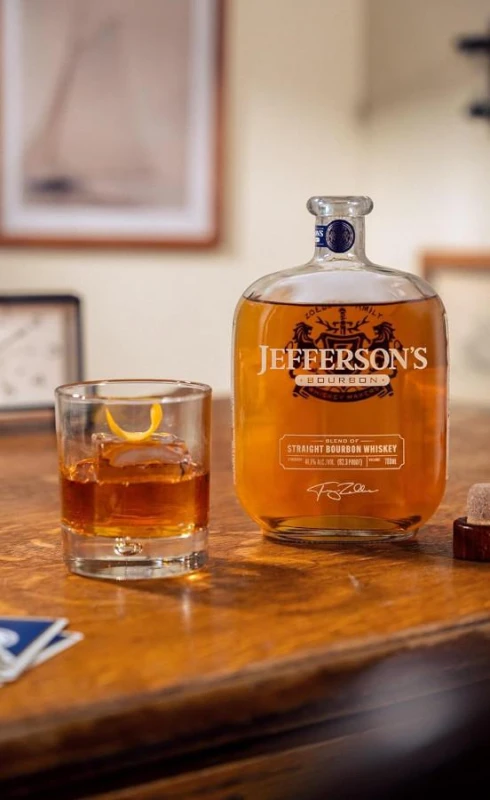 WHISKEY BOURBON JEFFERSON 41,5% 0,7L