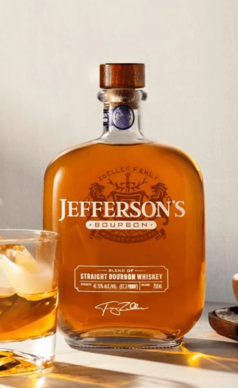 WHISKEY BOURBON JEFFERSON 41,5% 0,7L