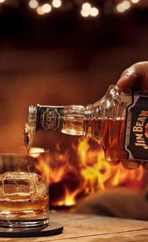 BOURBON JIM BEAM BLACK 0,7L