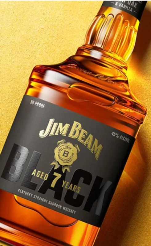 BOURBON JIM BEAM BLACK 7YO 0,7L AMERYKAŃSKIE WHISKEY