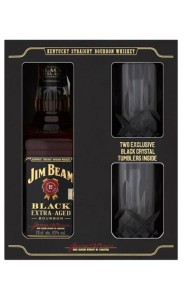 BOURBON JIM BEAM BLACK 0,7L+2SZKLANKI