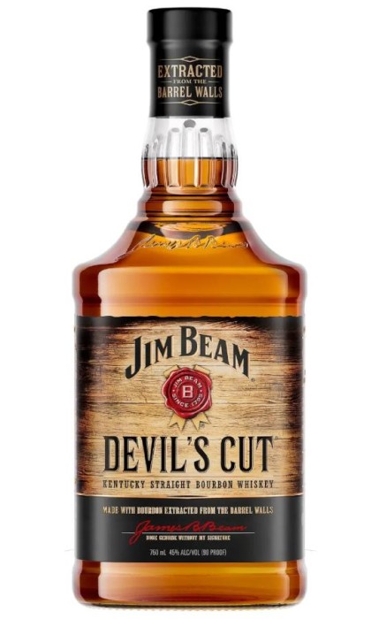 BOURBON JIM BEAM DEVILS CUT 0,7L 45%
