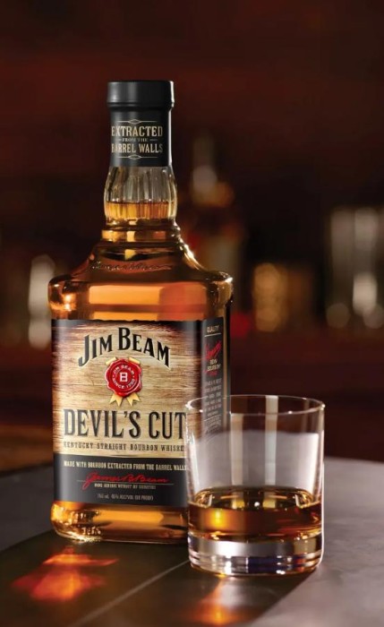 BOURBON JIM BEAM DEVILS CUT 0,7L 45%