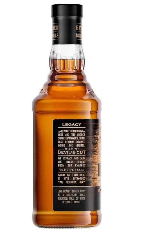 BOURBON JIM BEAM DEVILS CUT 0,7L 45%