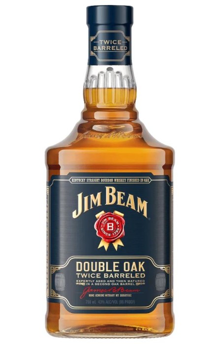 BOURBON JIM BEAM DOUBLE OAK 750ml