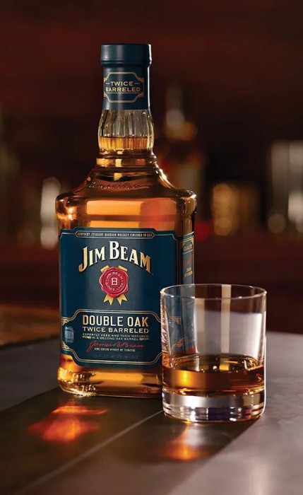 BOURBON JIM BEAM DOUBLE OAK 750ml
