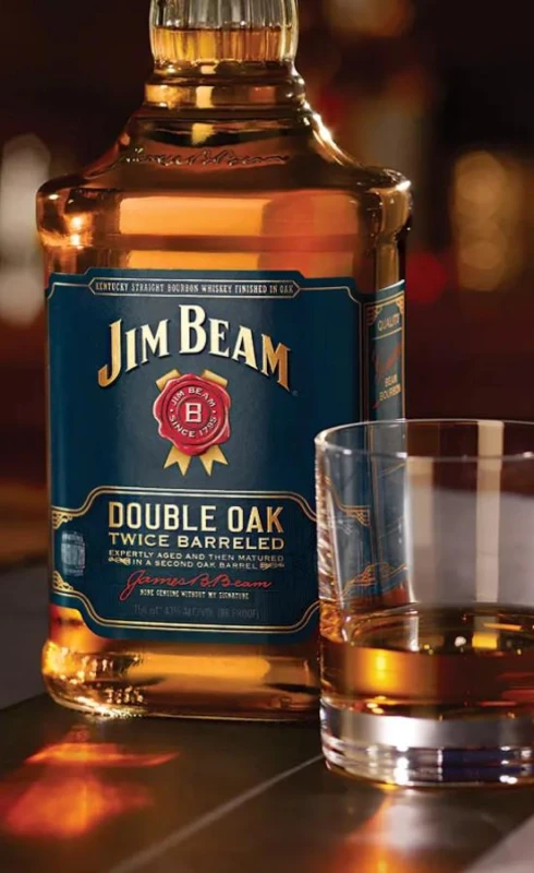 BOURBON JIM BEAM DOUBLE OAK 750ml