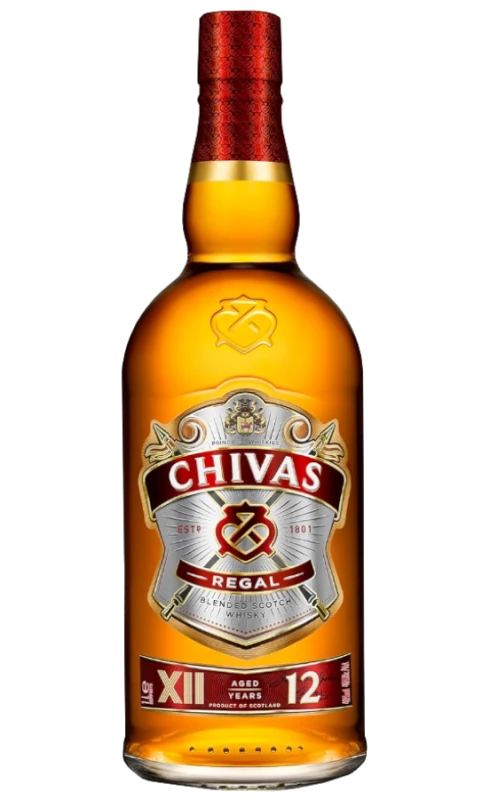WHISKY CHIVAS 12YO 0,7L + 2 SZKLANKI