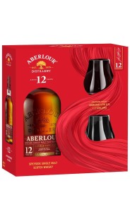 WHISKY ABERLOUR 12YO 0,7L 40% + 2 SZKLANKI