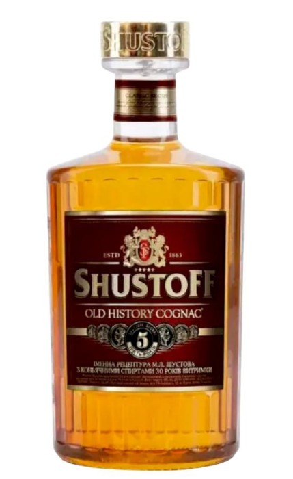 BRANDY SHUSTOFF OLD HISTORY 5* 0,5L