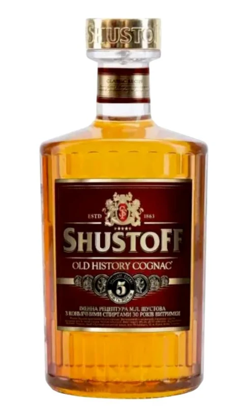 BRANDY SHUSTOFF OLD HISTORY 5* 0,5L