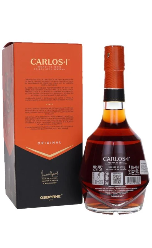 BRANDY CARLOS DE JEREZ 0,7L 40%