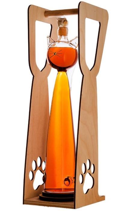 BRANDY MARQUIS DE VILLARD BOTTLE GOLDEN CAT 0,35L 40%