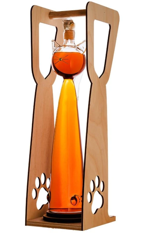 BRANDY MARQUIS DE VILLARD BOTTLE GOLDEN CAT 0,35L 40%