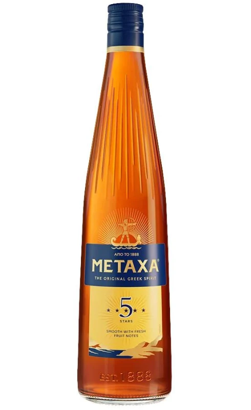 BRANDY METAXA 5* 0,7L 38%