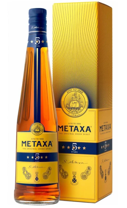 BRANDY METAXA 5* 0,7L 38%