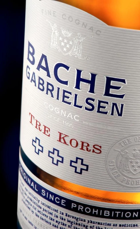 COGNAC BACHE GABRIELSEN TRE KORS 0,7L 40%