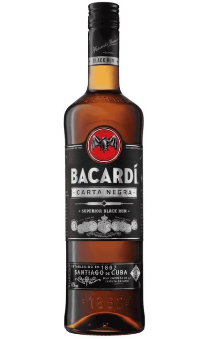 RUM BACARDI CARTA NEGRA 0,7L 40%