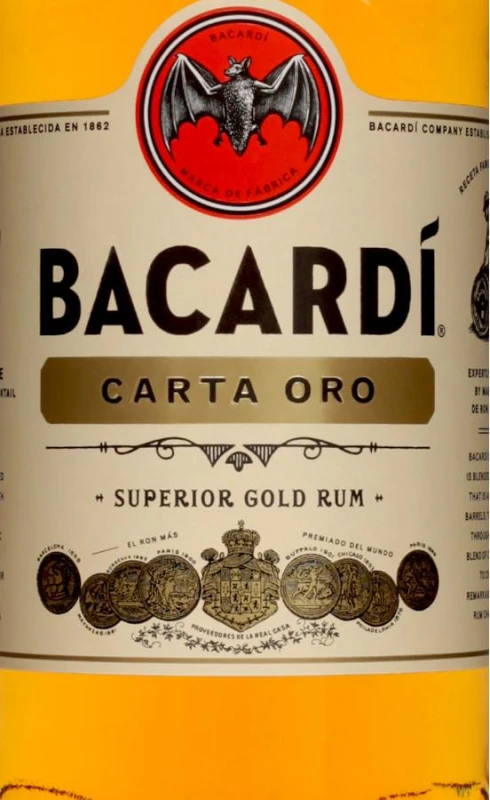 RUM BACARDI CARTA ORO 0,7L 40%