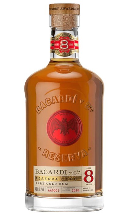 RUM BACARDI RESERVA OCHO 0,7L 40%