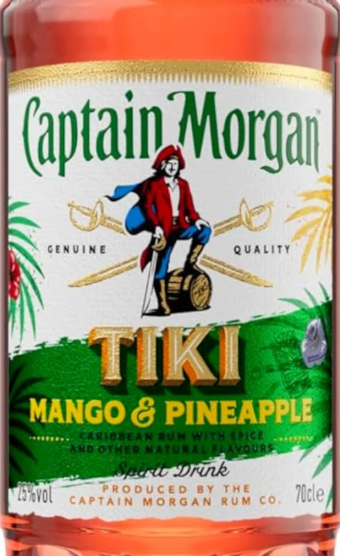 RUM CAPTAIN MORGAN TIKI MANGO 0,7L 25%