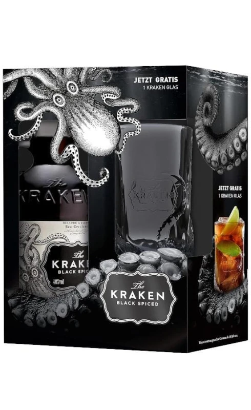 RUM KRAKEN 0,7L + SZKLANKA ON PACK