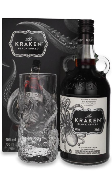 RUM KRAKEN 0,7L + SZKLANKA ON PACK