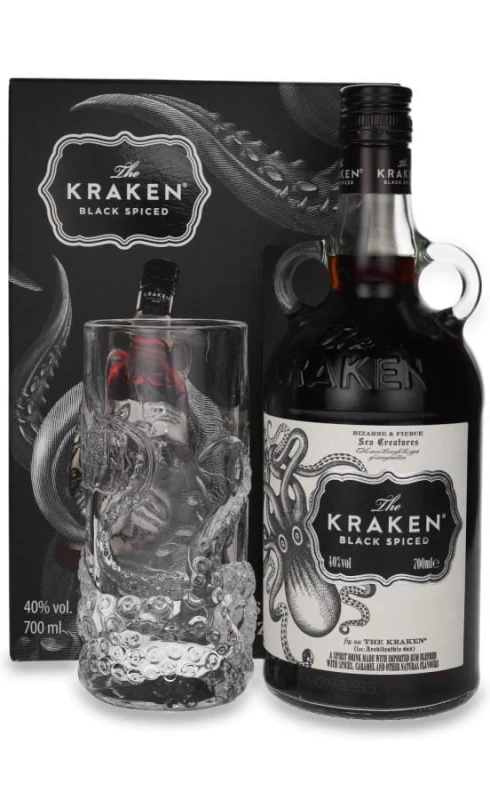 RUM KRAKEN 0,7L + SZKLANKA ON PACK